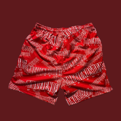 The Fiendsters Red Shorts