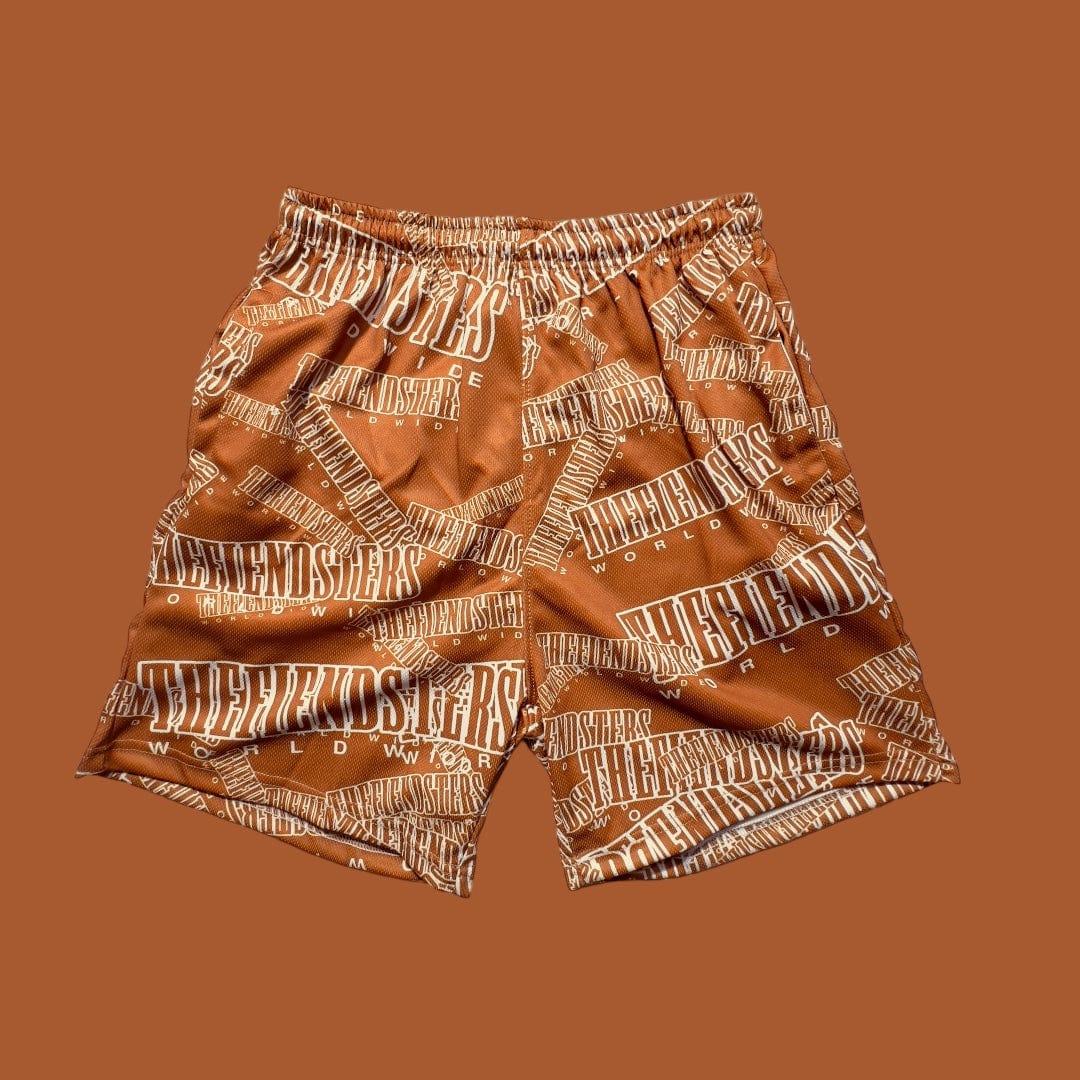 The Fiendsters Brown Shorts